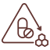 Eco-friendly symbol: a leaf inside a triangular warning sign indicating environmental safety or sustainability